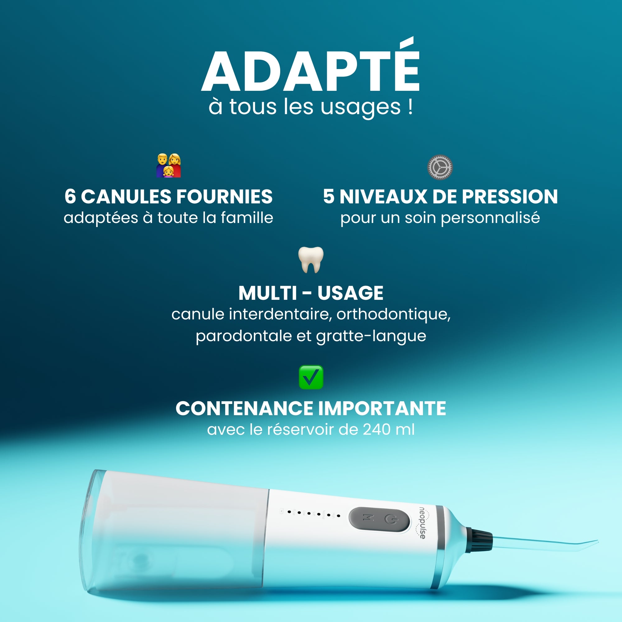 Jet dentaire familial EASY