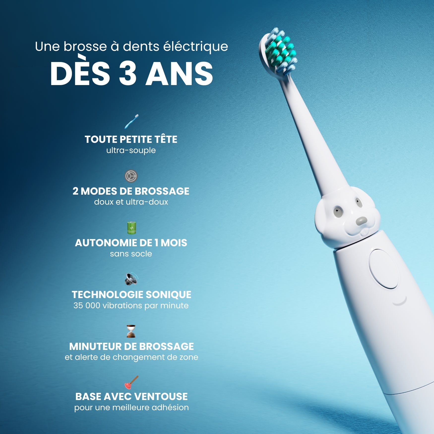 Brosse à dents électrique enfants NEOKIDS