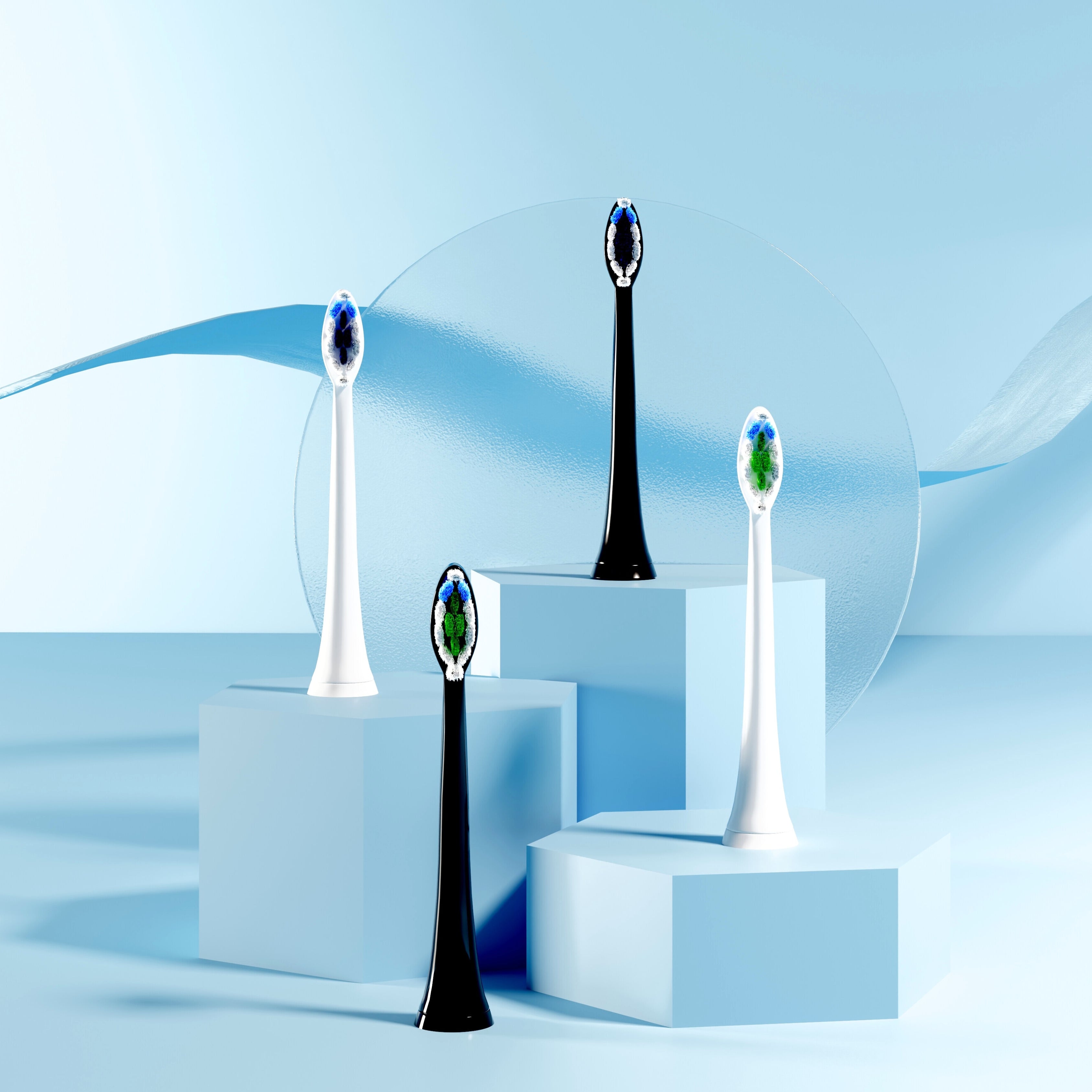 Pack de têtes de brosse à dents adulte
