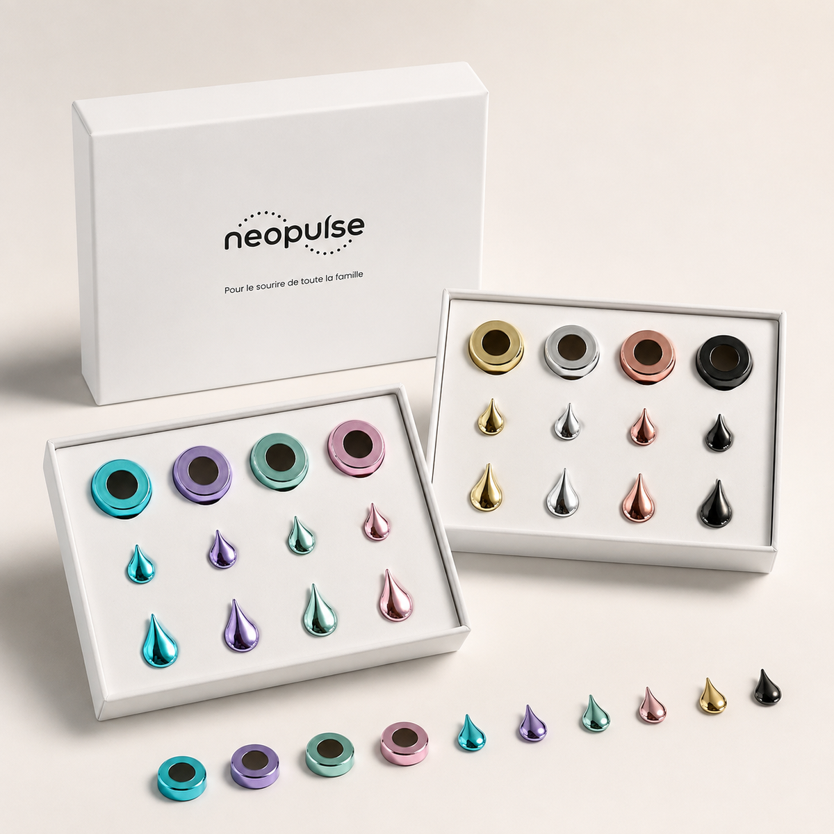 Boutons personnalisables NEOSONIC PRO – Kit de 4