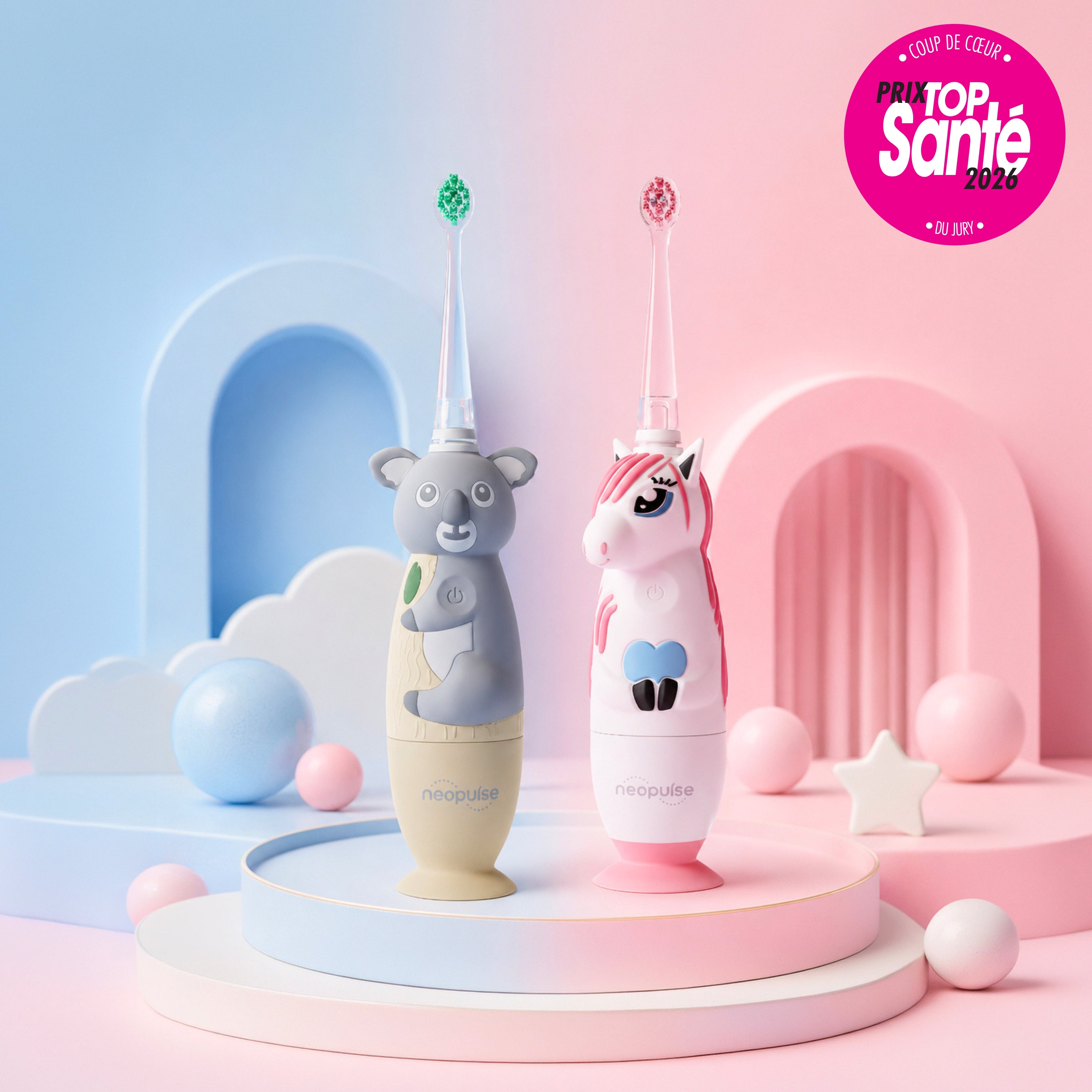 Brosses à dents NEOBABY de la marque NEOPULSE