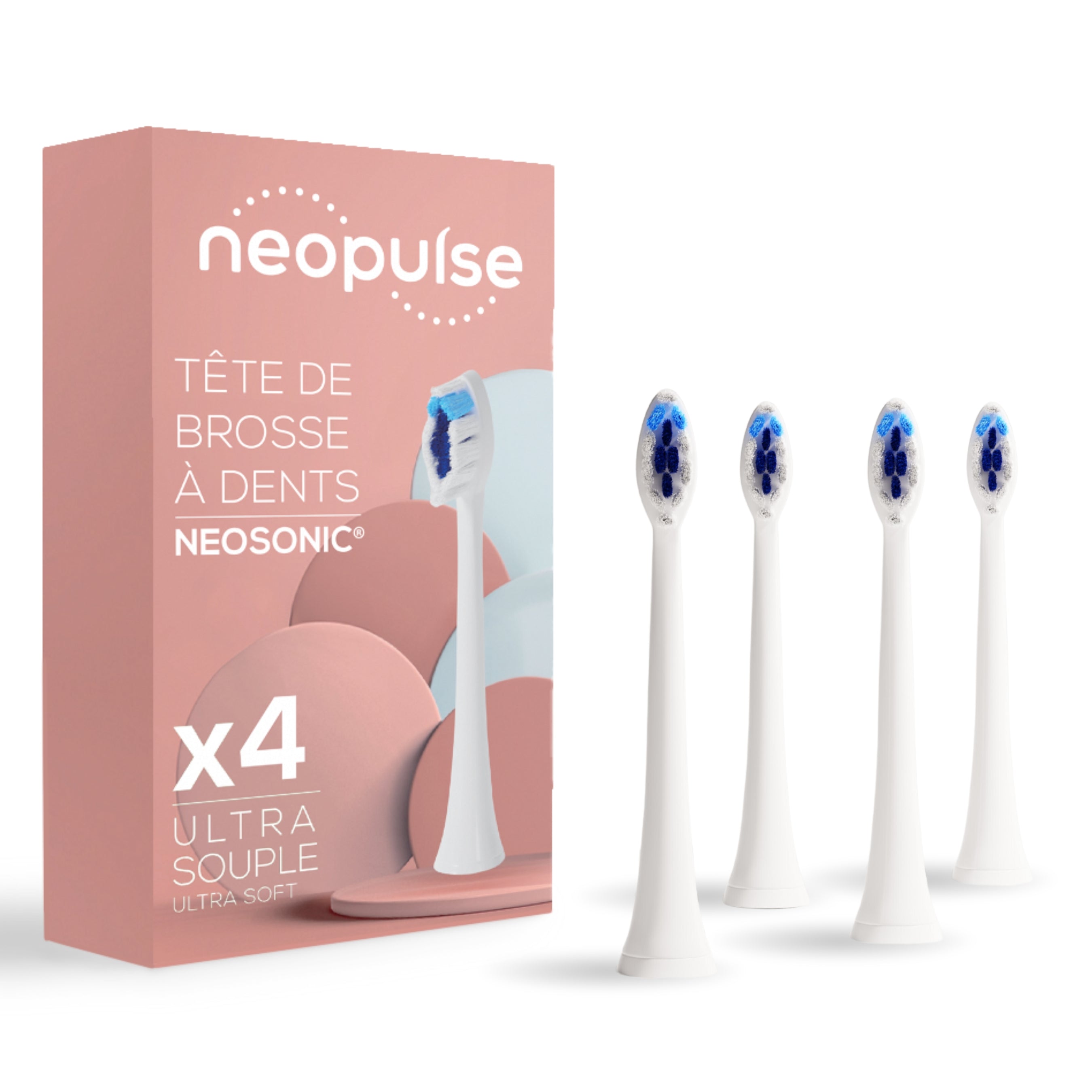 Pack de têtes de brosse à dents adulte