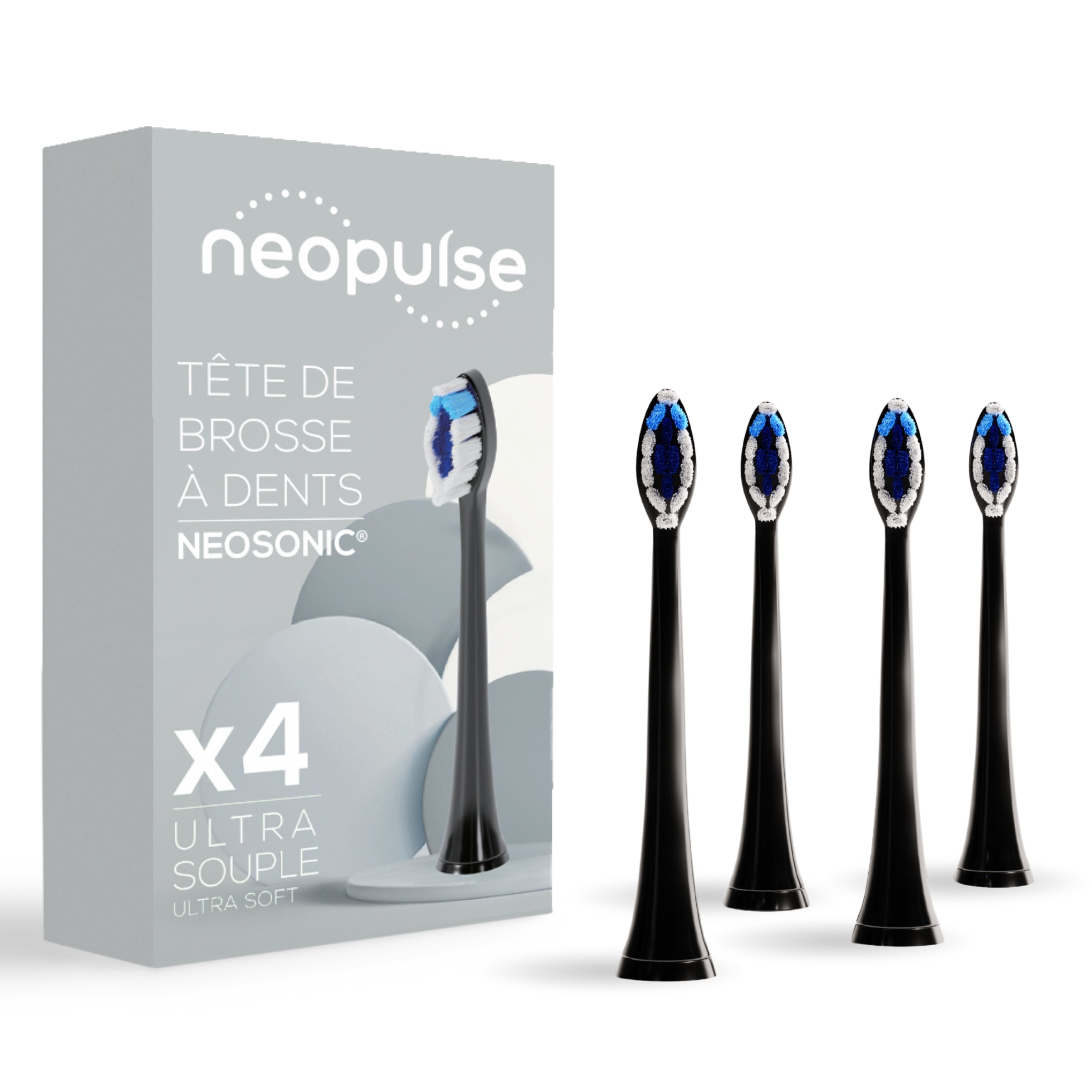 Pack de têtes de brosse à dents adulte